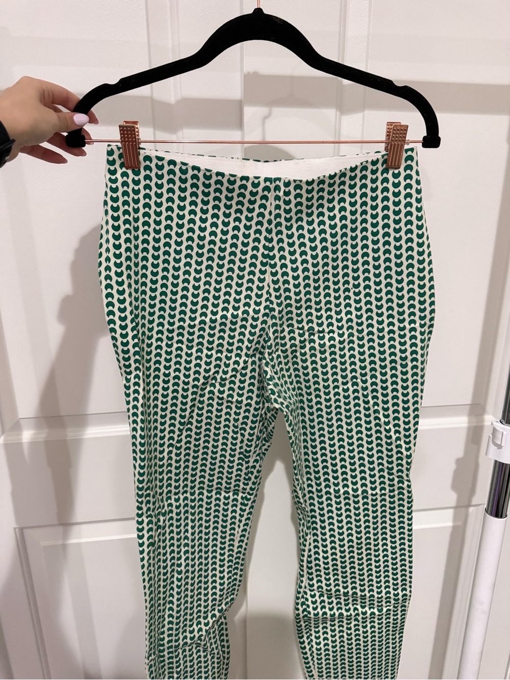 Green Patterned Leggings